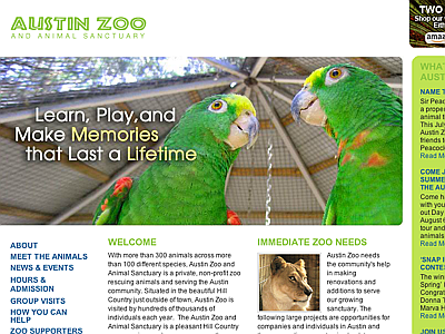 Austin Zoo and Animal Sactuary